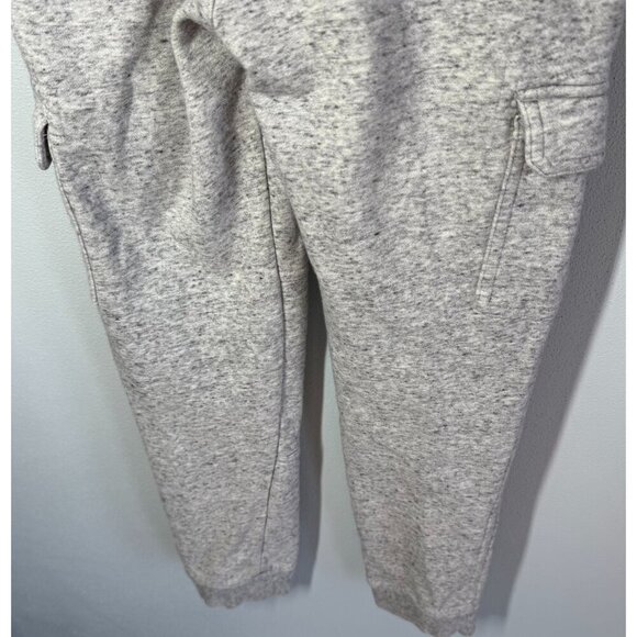Lands' End Boys Heather Gray Athletic Warm Up Cargo Pants Joggers Medium - Picture 6 of 11